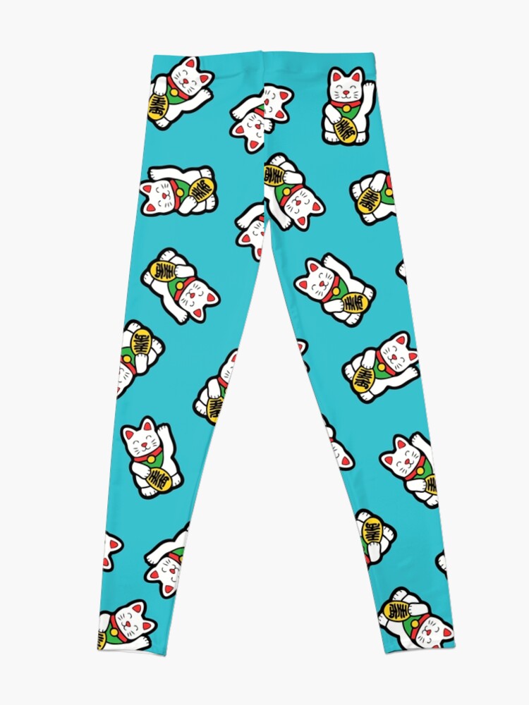 Alternate view of Lucky Cat Pattern Leggings