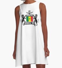 Les Lions Du Senegal A-Linien Kleid