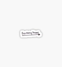 Keep Moving Forward Sticker