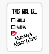 Negans neue Frau Sticker