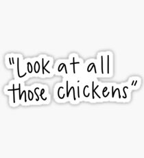Vine reference- chickens Sticker