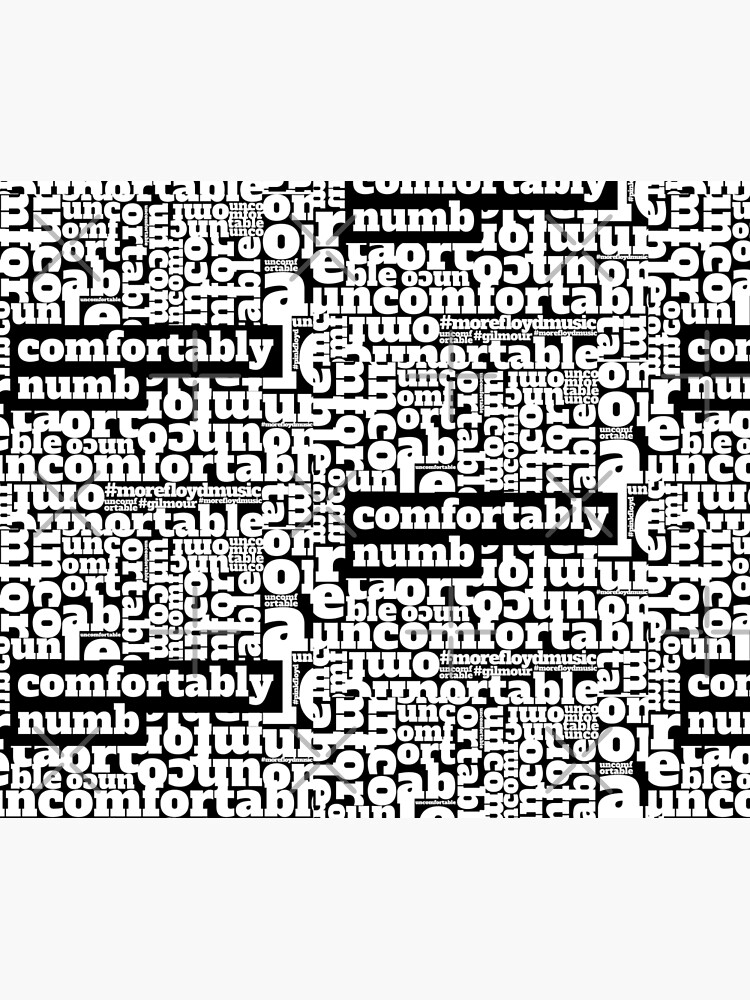 Pink Floyd Comfortably Numb Black White Duvet Cover By Under