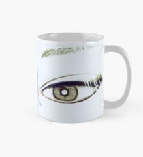 1980s Retro Art Face Drawing Classic Mug