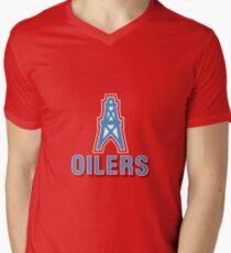Oil Industry Hockey Team from Edmonton Men's V-Neck T-Shirt