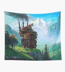 Howl's Moving Castle Landscape | Studio Ghibli Wall Tapestry