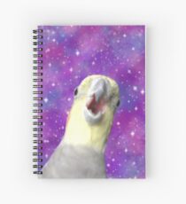 Cosmic Honk - Alex the Honking Bird Spiral Notebook