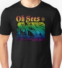 Oh sees (totes Skelett) Slim Fit T-Shirt