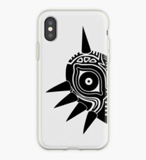 Vinilo o funda para iPhone Máscara de Majora (tatuaje, negro)