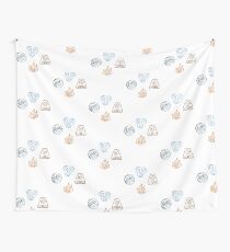The four Elements Avatar symbols Wall Tapestry