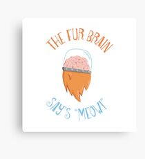 Furbrain Canvas Print