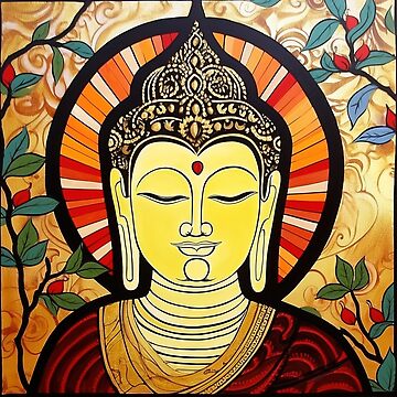 Meditation: Peaceful Buddha on Deep Meditating 