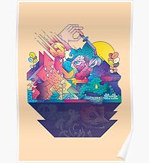 Rouge dans les dents et la griffe Poster