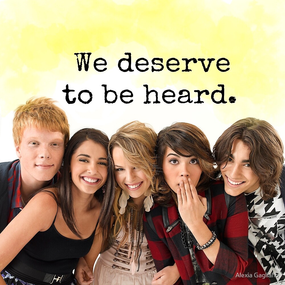 "Lemonade Mouth We deserve to be heard" by Alexia Gagliano Redbubble