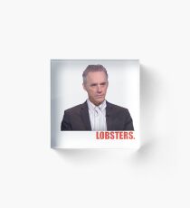 Jordan Peterson "Lobsters" Acrylic Block