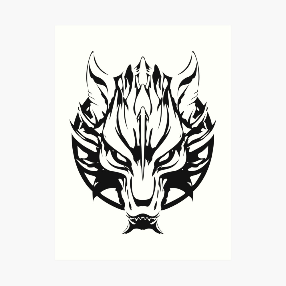 Фенрир тату эскиз