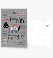 Les Miserables Quotes Postcards