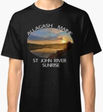 Allagash Maine St John River Sunrise Classic T-Shirt