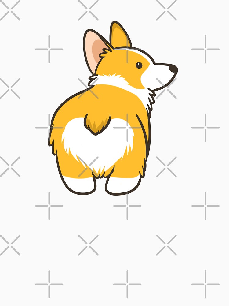 corgi butt t shirt