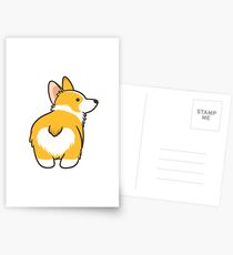 Corgi Heart Butt Postcards