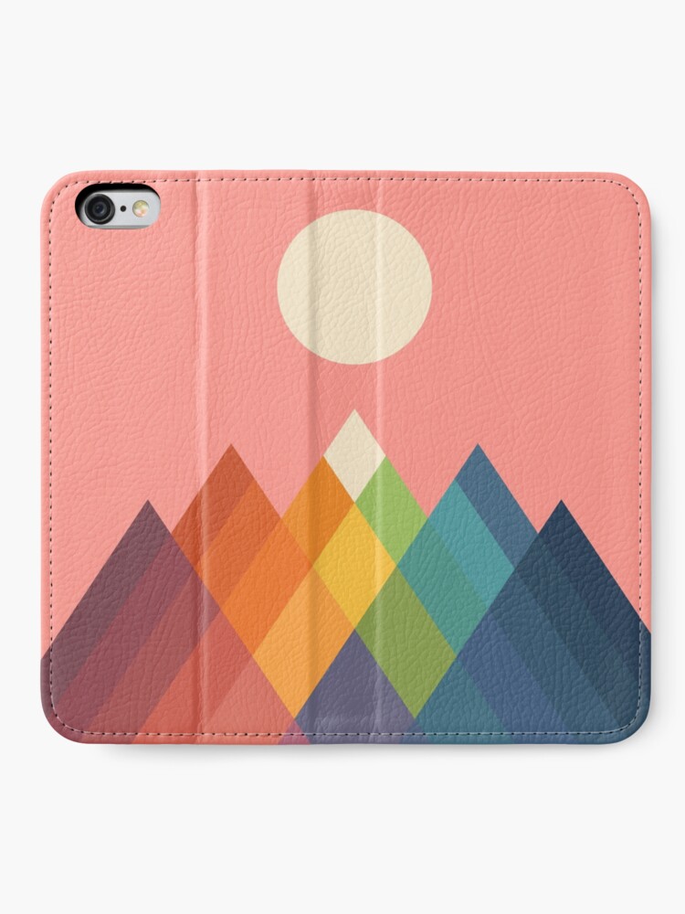 Alternate view of Rainbow Peak iPhone Wallet