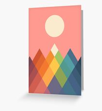 Rainbow Peak Greeting Card