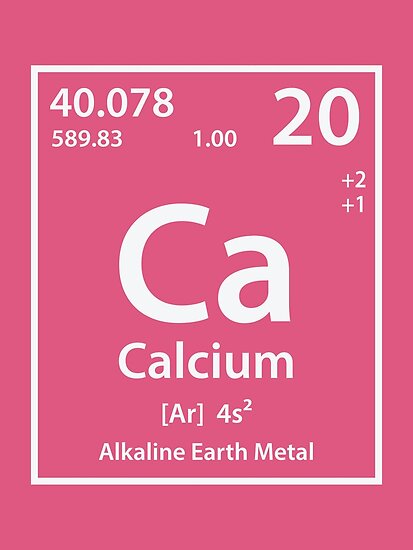 What Is The Symbol For Calcium