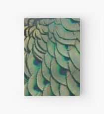 Peacock Feathers Hardcover Journal