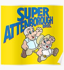 Super Attenborough Bros. Poster