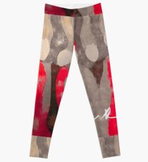 Women in Gray and Red Leggings