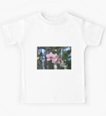 Pink Orchids in row Kids Tee