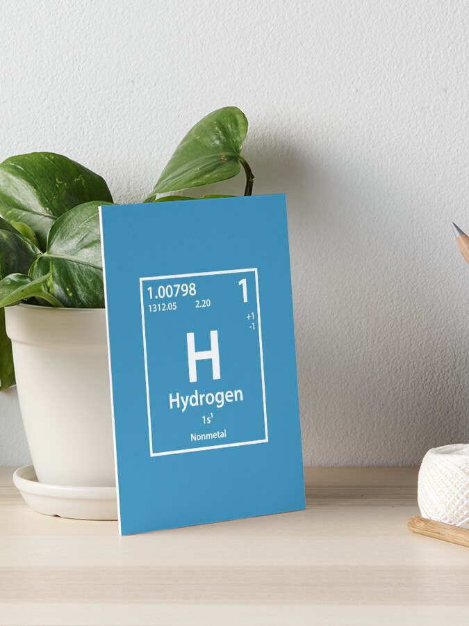 Hydrogen Element Art Board Print