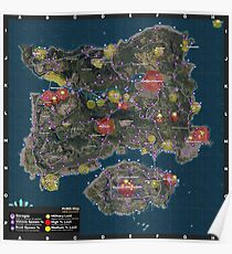 Pubg Map: Posters | Redbubble