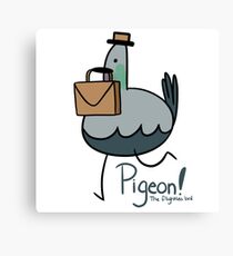 Pigeon! The Flightless Bird - Buiness Bird Canvas Print