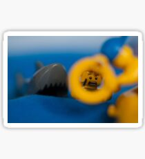 lego shark attack Sticker