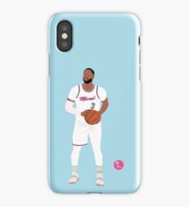 Dwayne Wade 'The R3turn' Miami Heat Minimalist Art // Phone cases, shirts, stickers and more iPhone Case