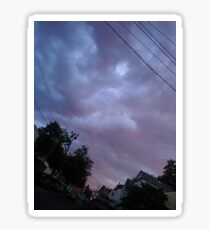 Purple Sky Sticker