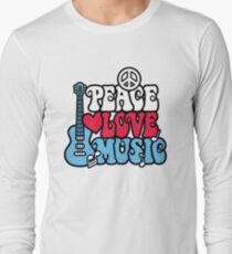 Peace Love Music Long Sleeve T-Shirt