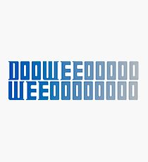 Doctor Who Theme Shirt Photographic Print