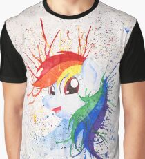 Rainbow Splash Graphic T-Shirt