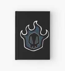 halftone grunge shinigami Hardcover Journal