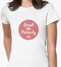 Smash The Patriarchy Feminist Shirt Women's Fitted T-Shirt