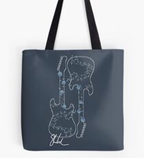 Guitar and signature Tote Bag