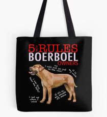 5 Rules for Boerboel Owners Tote Bag