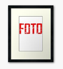 FOTO Framed Print