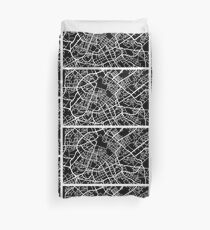 Manchester Papercut Kunstkarte Bettbezug