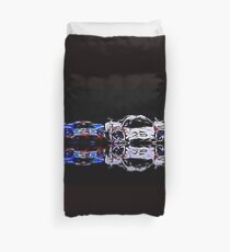 Porsche versus Porsche Duvet Cover