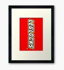 Leglocks BJJ Framed Print