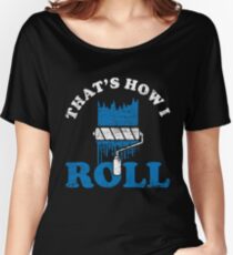 Painter painting Women's Relaxed Fit T-Shirt