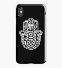 Black And White Hamsa iPhone Case/Skin