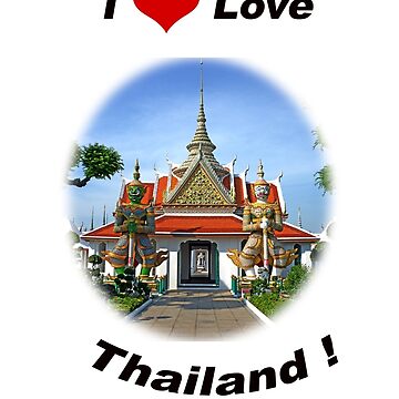 Artwork thumbnail, I Love Thailand! by BWBConcepts